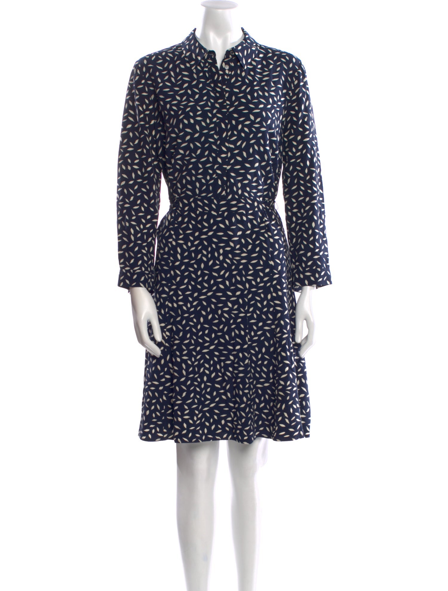 Hobbs London Printed Knee-Length Dress