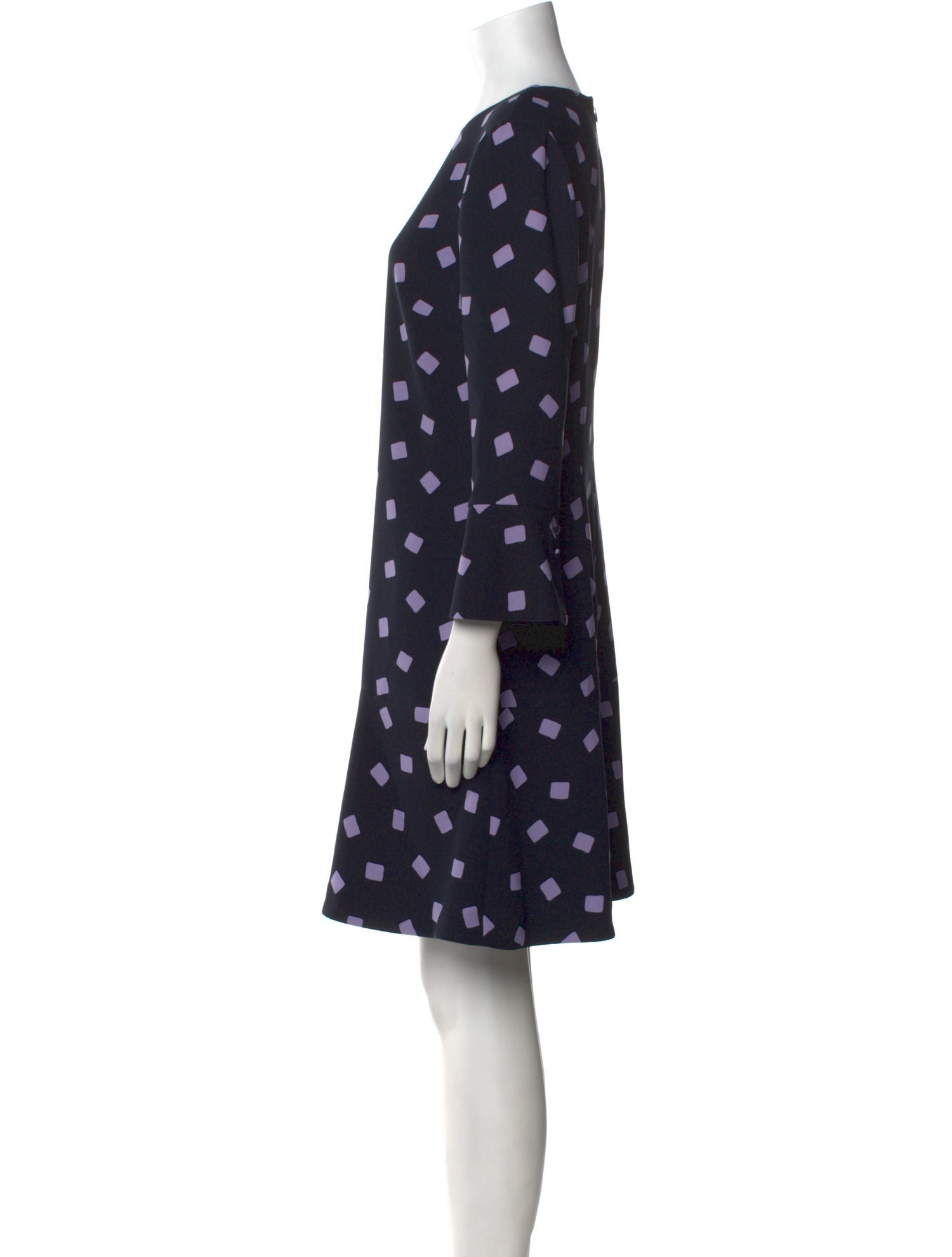 Hobbs London Printed Knee-Length Dress