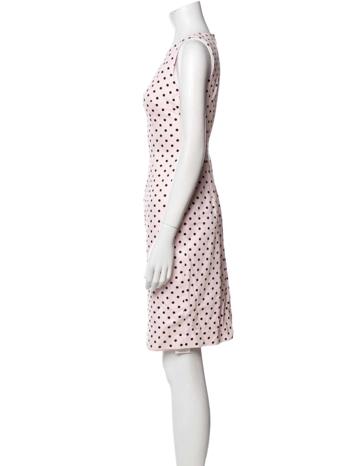 Hobbs London Polka Dot Print Knee-Length Dress