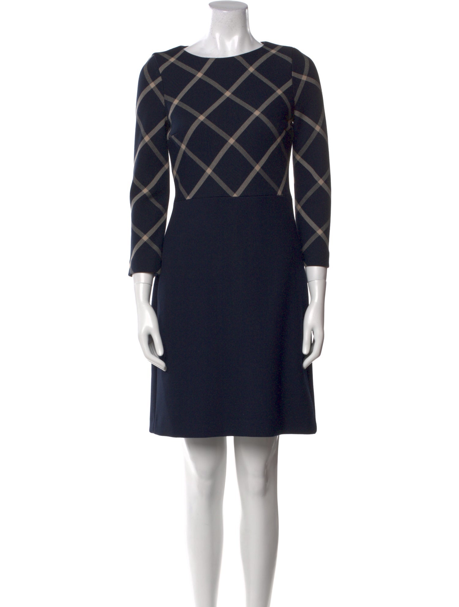 Hobbs London Bateau Neckline Mini Dress