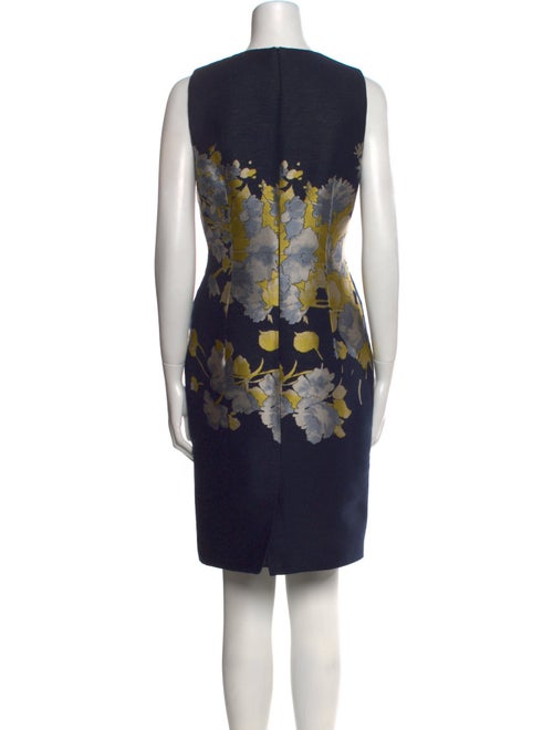 Hobbs London Floral Print Knee-Length Dress