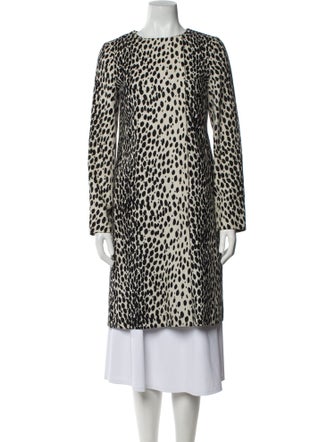 Hobbs London Animal Print Coat