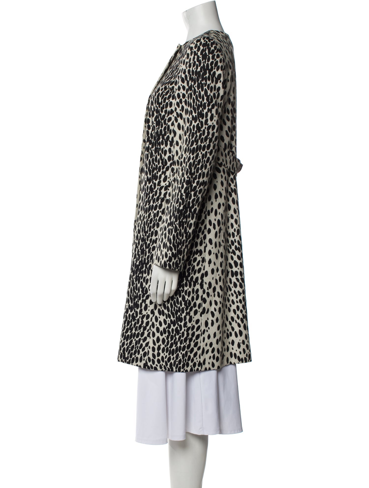 Hobbs London Animal Print Coat