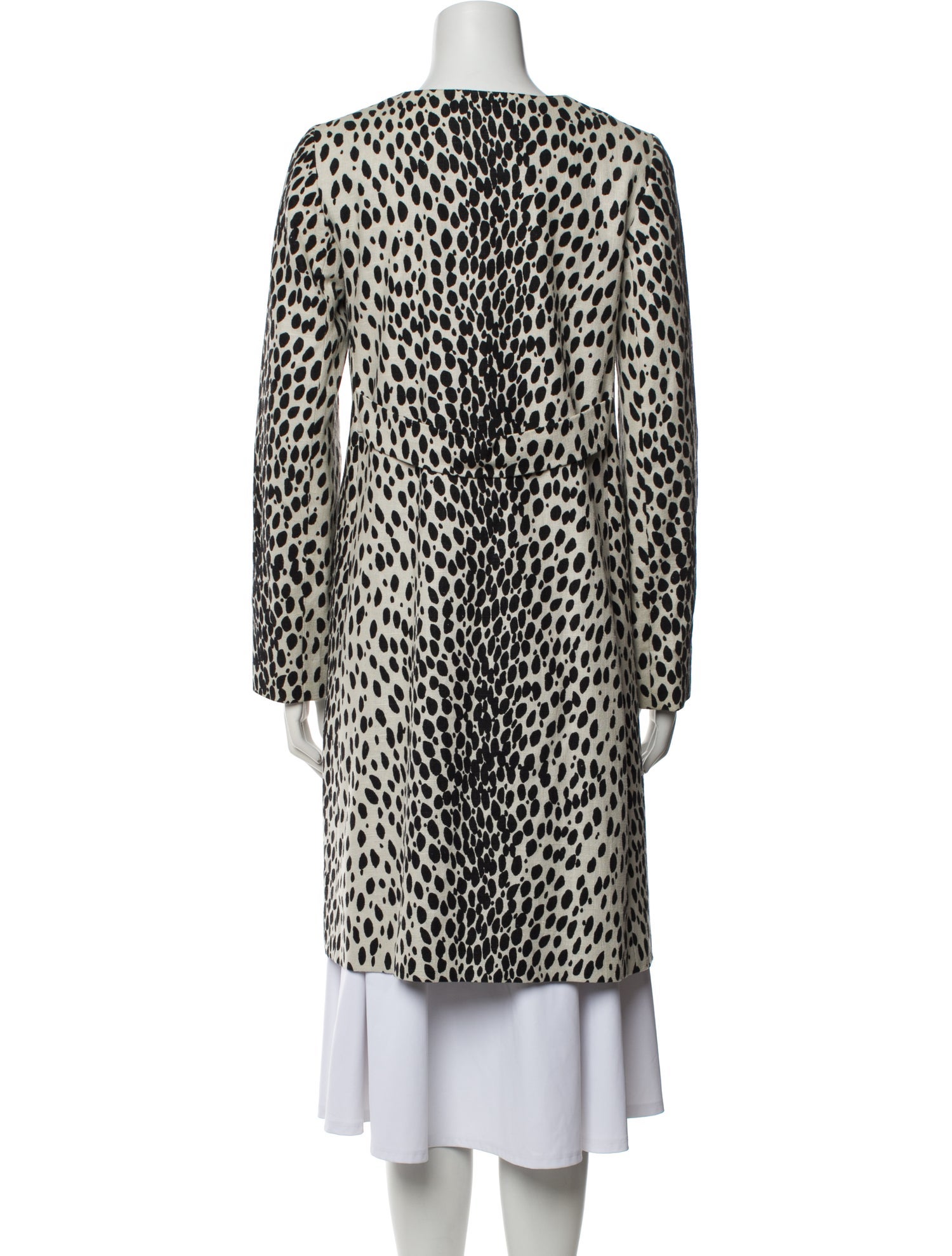 Hobbs London Animal Print Coat