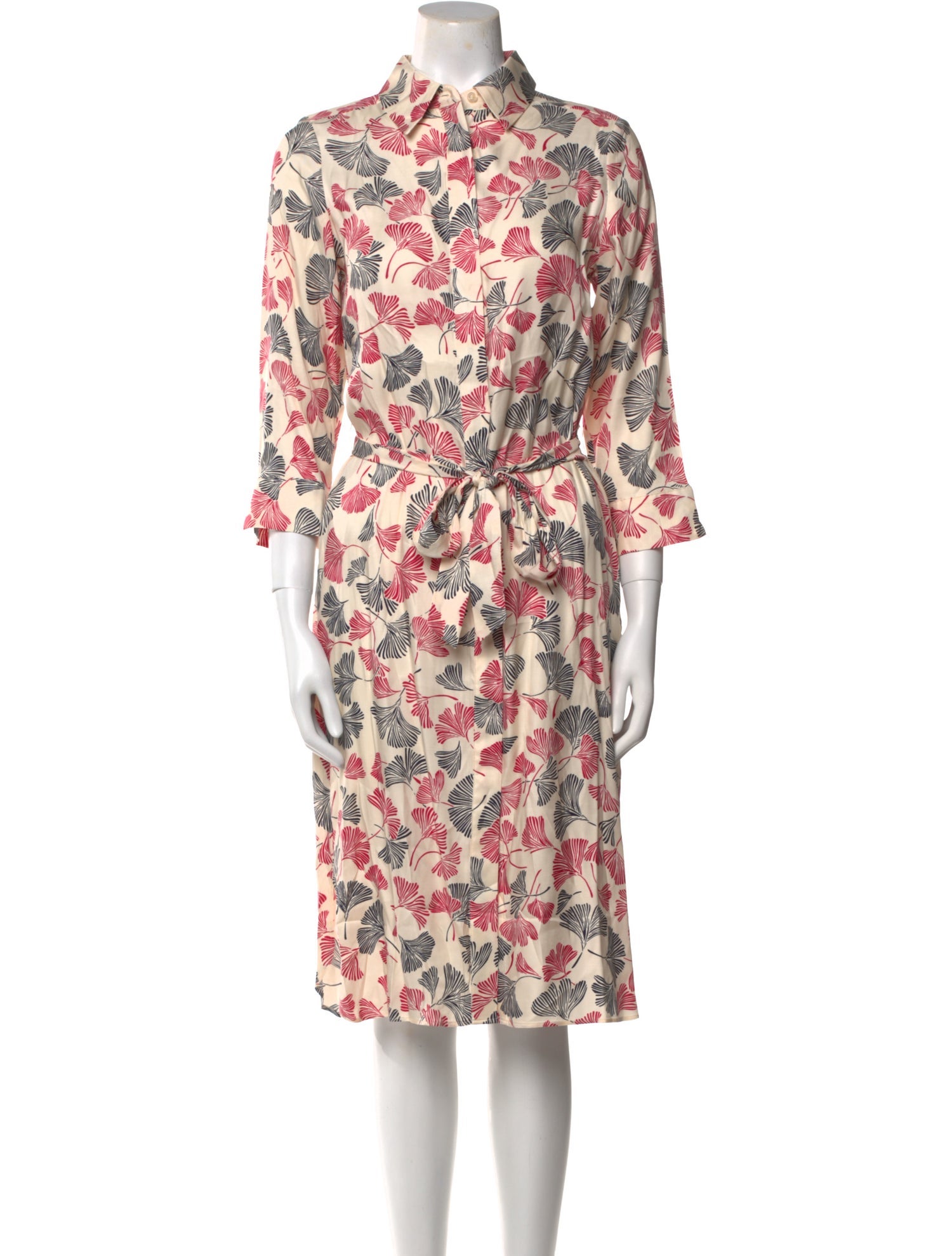 Hobbs London Floral Print Midi Length Dress w/ Tags