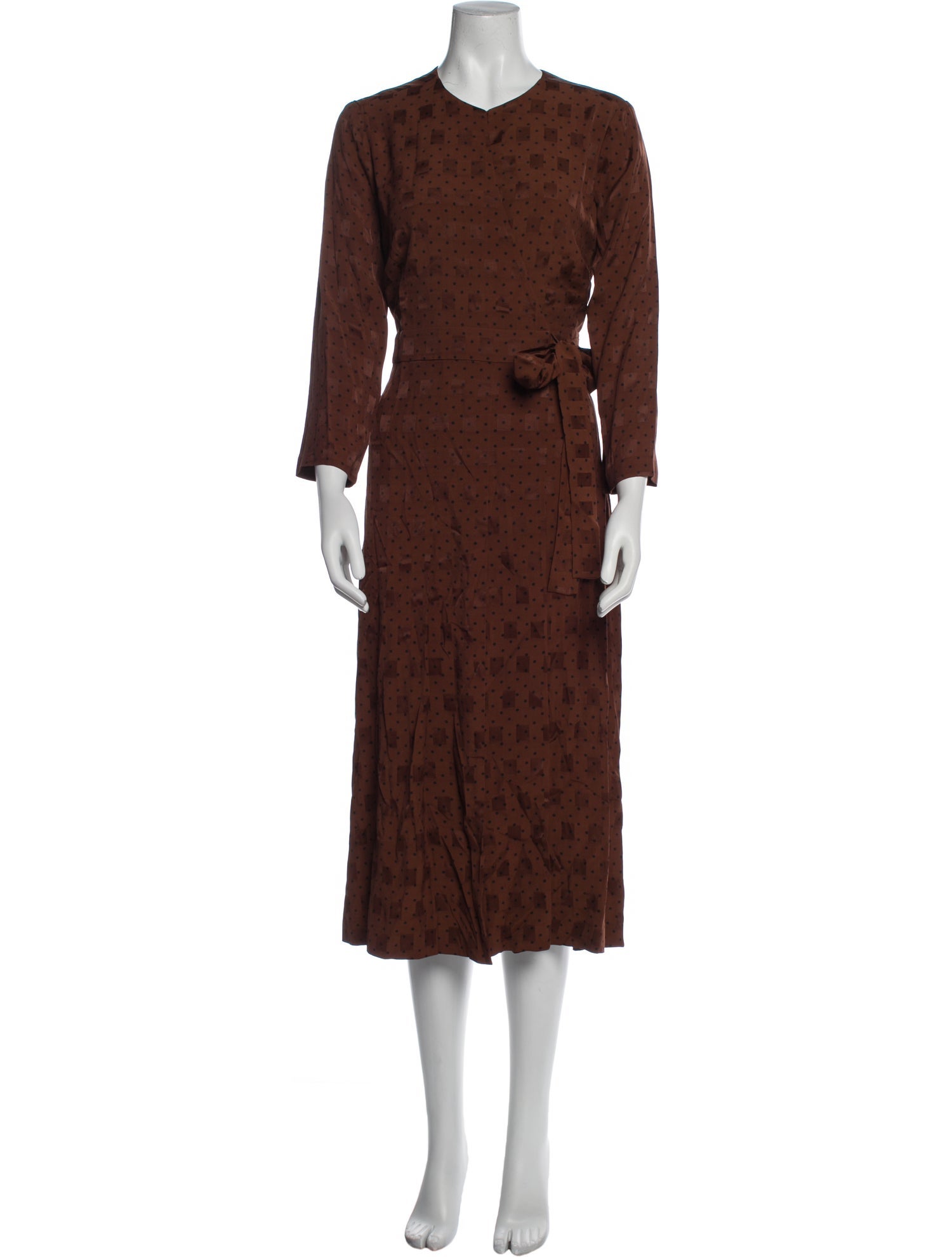 Hobbs London Printed Midi Length Dress w/ Tags