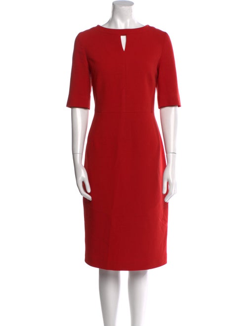 Hobbs London Bateau Neckline Midi Length Dress