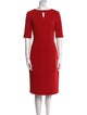Hobbs London Bateau Neckline Midi Length Dress