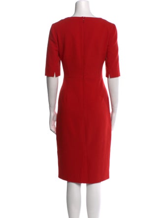 Hobbs London Bateau Neckline Midi Length Dress