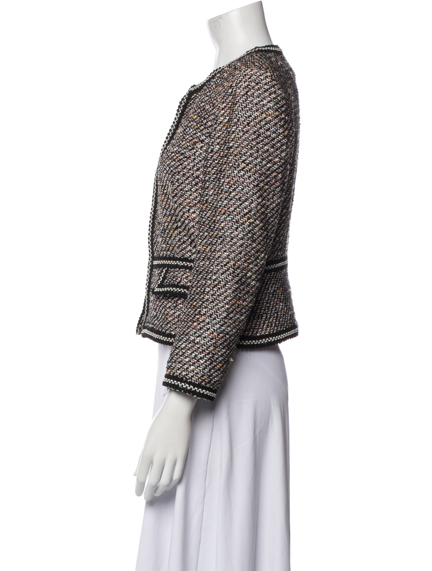 Hobbs London Tweed Pattern Evening Jacket