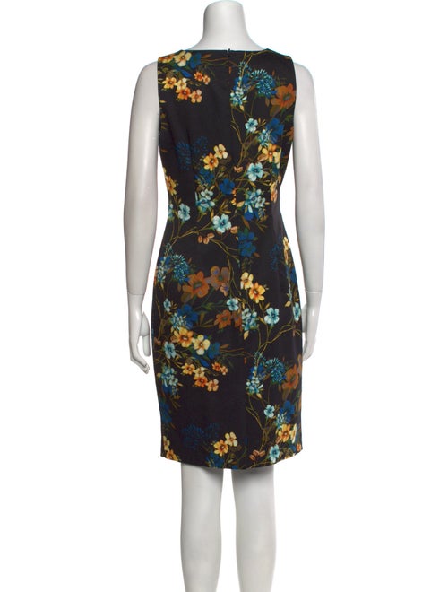 Hobbs London Floral Print Knee-Length Dress