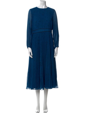 Hobbs London Crew Neck Long Dress