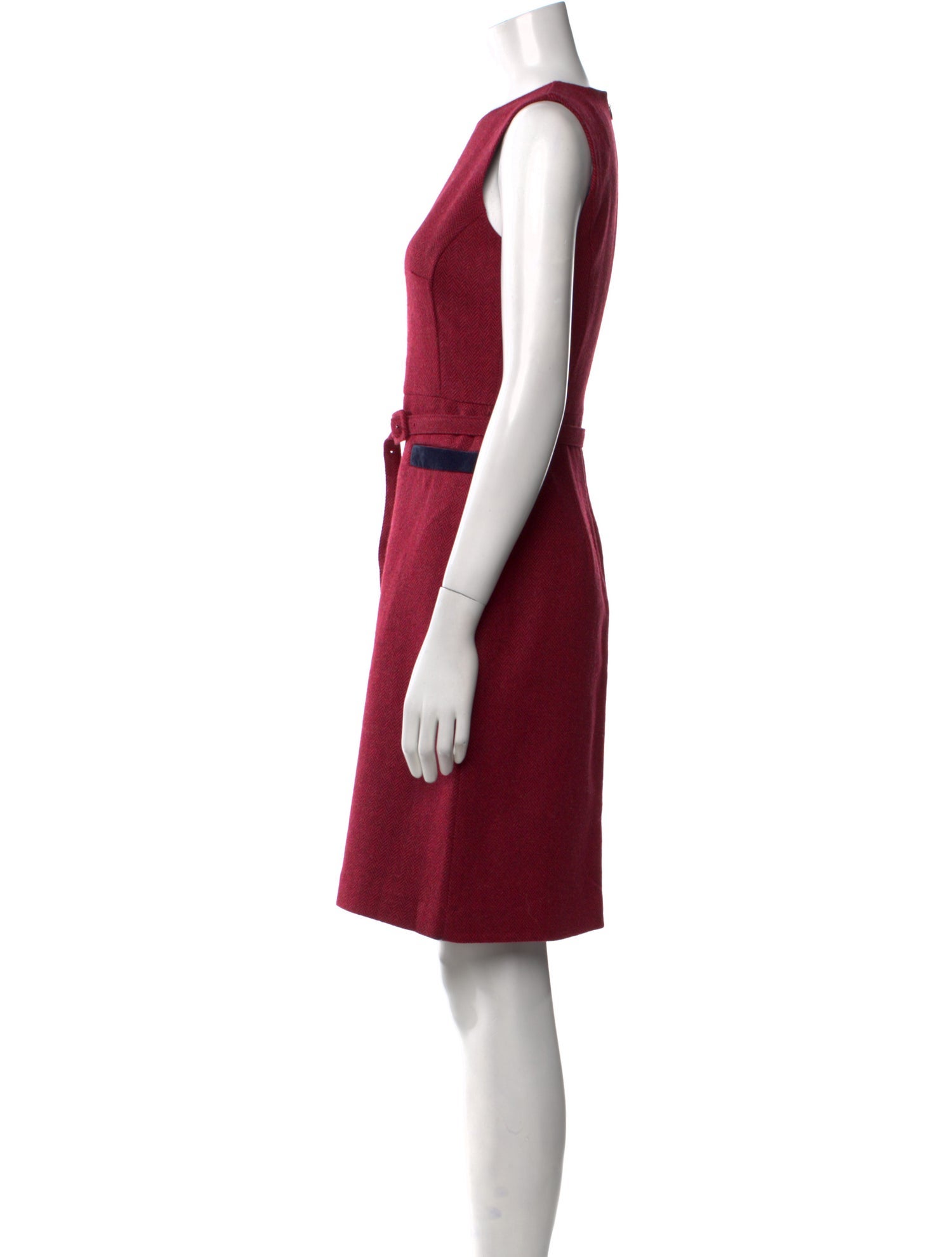 Hobbs London Wool Knee-Length Dress