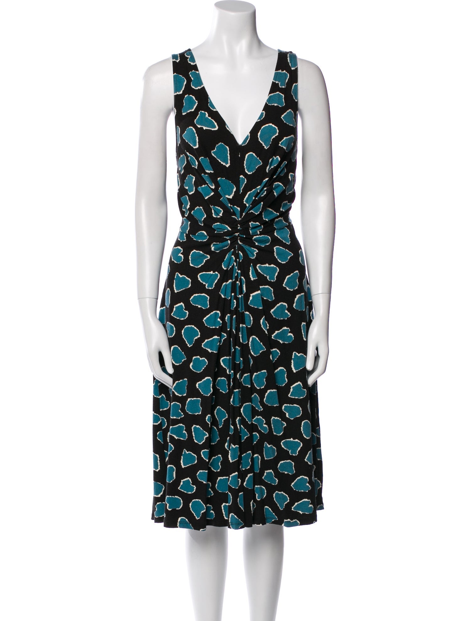 Hobbs London Printed Knee-Length Dress