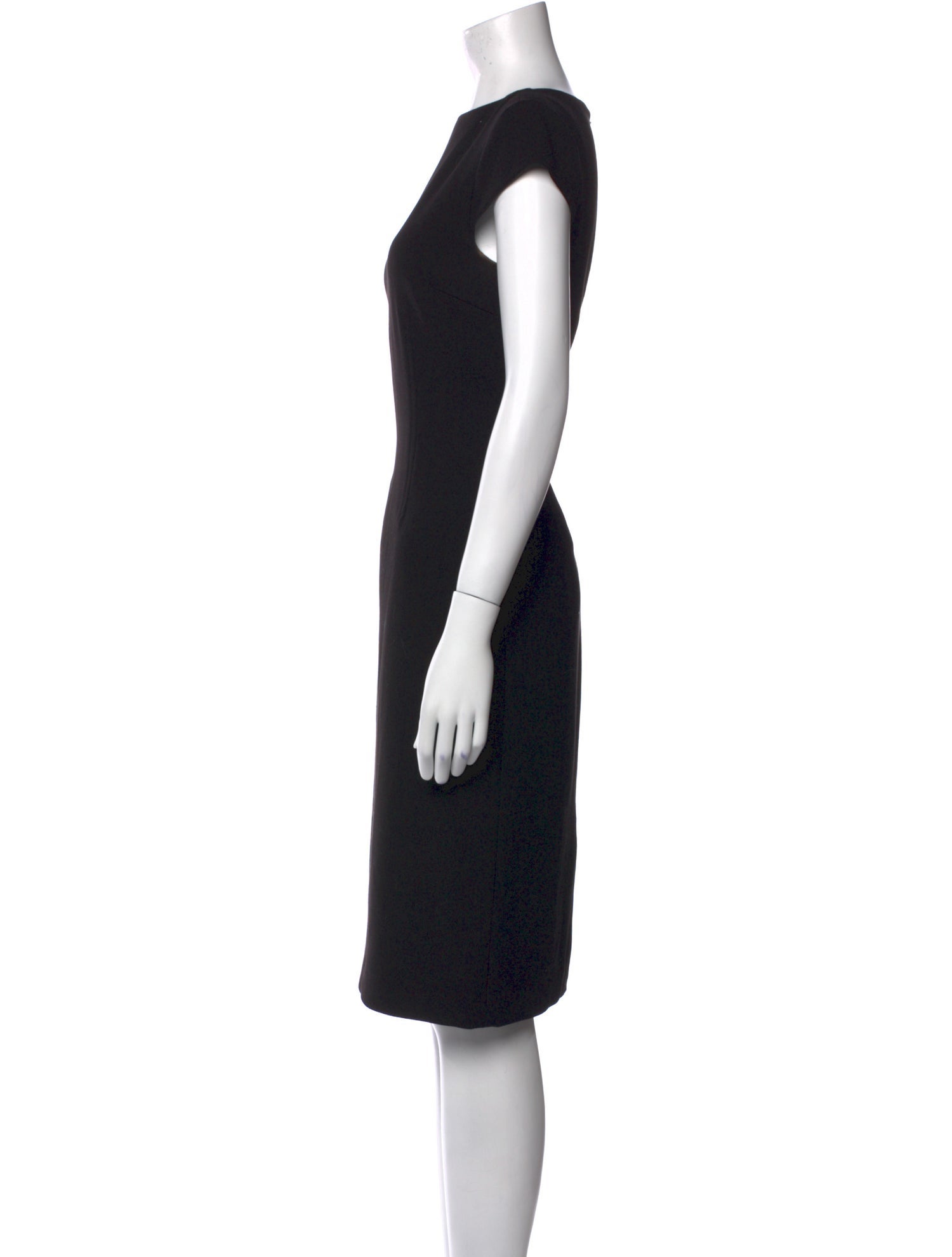 Hobbs London Bateau Neckline Knee-Length Dress