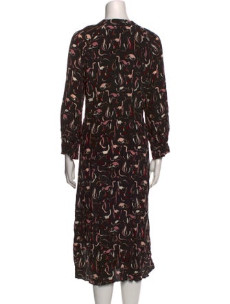 Hobbs London Printed Midi Length Dress