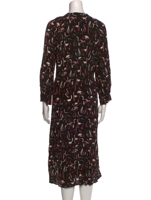 Hobbs London Printed Midi Length Dress