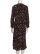 Hobbs London Printed Midi Length Dress