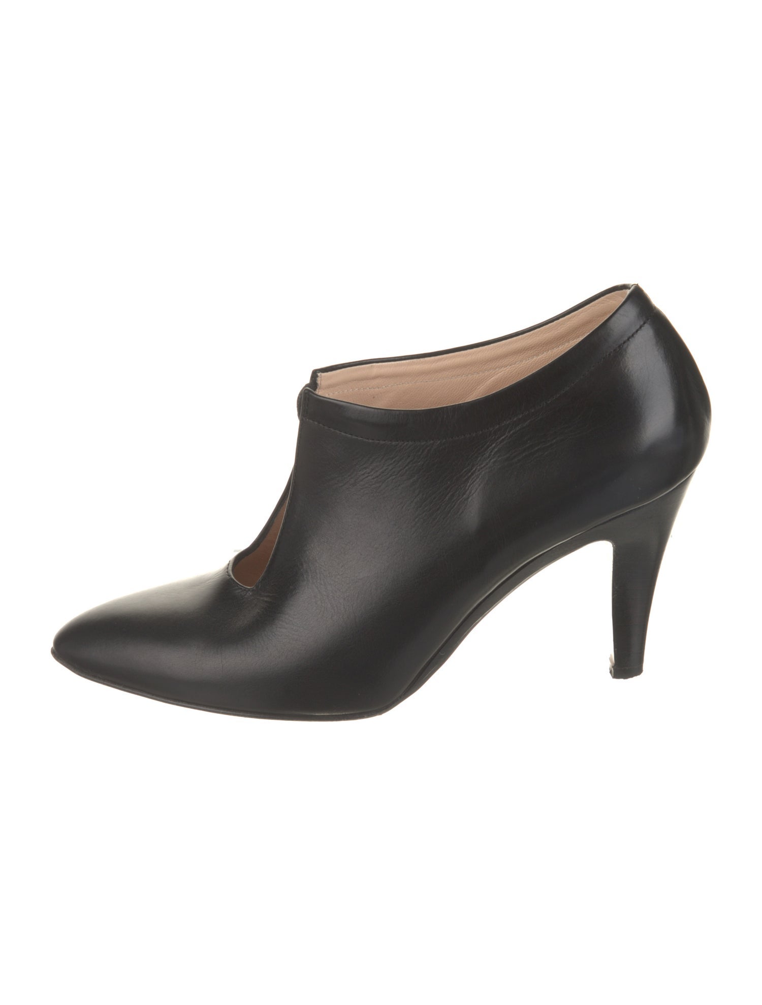 Hobbs London Leather T-Strap Pumps