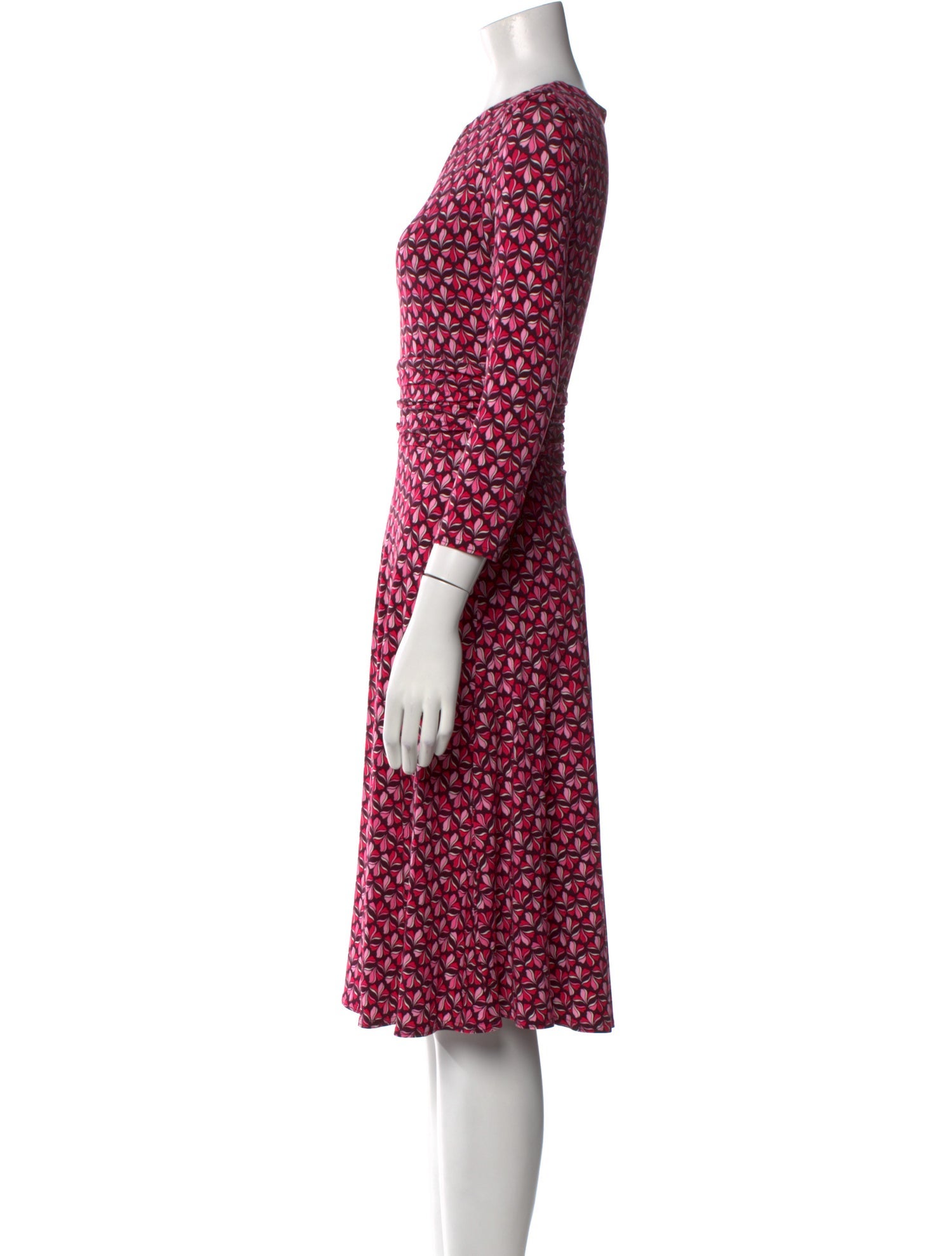 Hobbs London Printed Knee-Length Dress