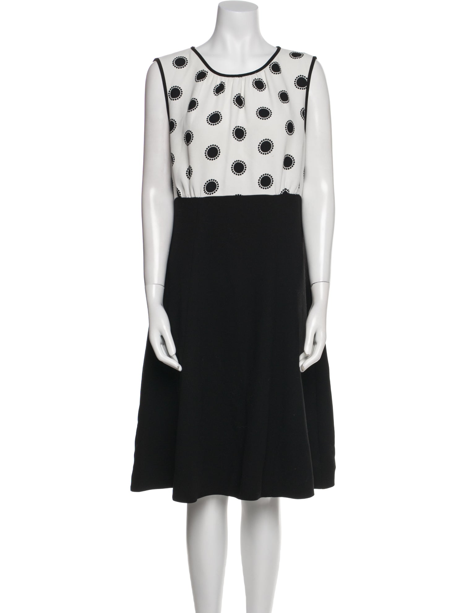 Hobbs London Scoop Neck Knee-Length Dress