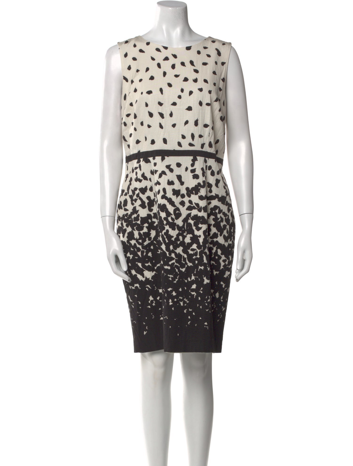 Hobbs London Printed Knee-Length Dress