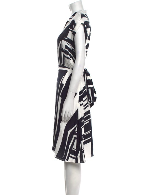 Hobbs London Striped Knee-Length Dress