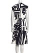 Hobbs London Striped Knee-Length Dress