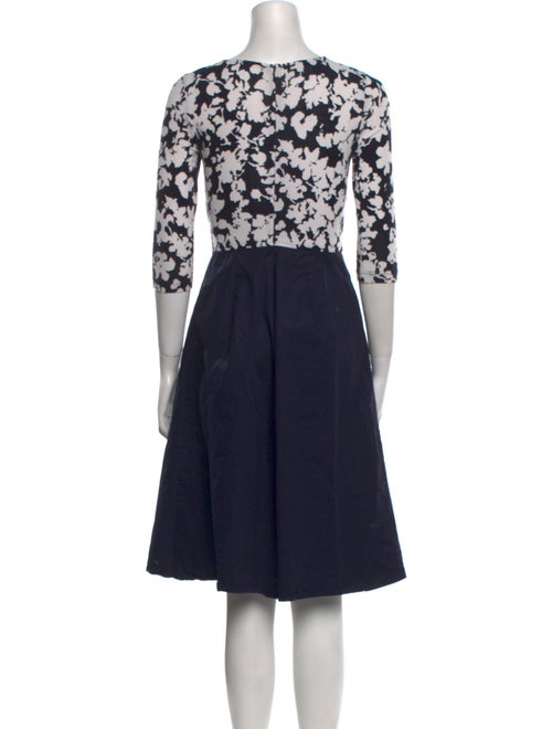 Hobbs London Floral Print Knee-Length Dress