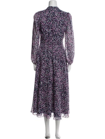 Hobbs London Floral Print Long Dress