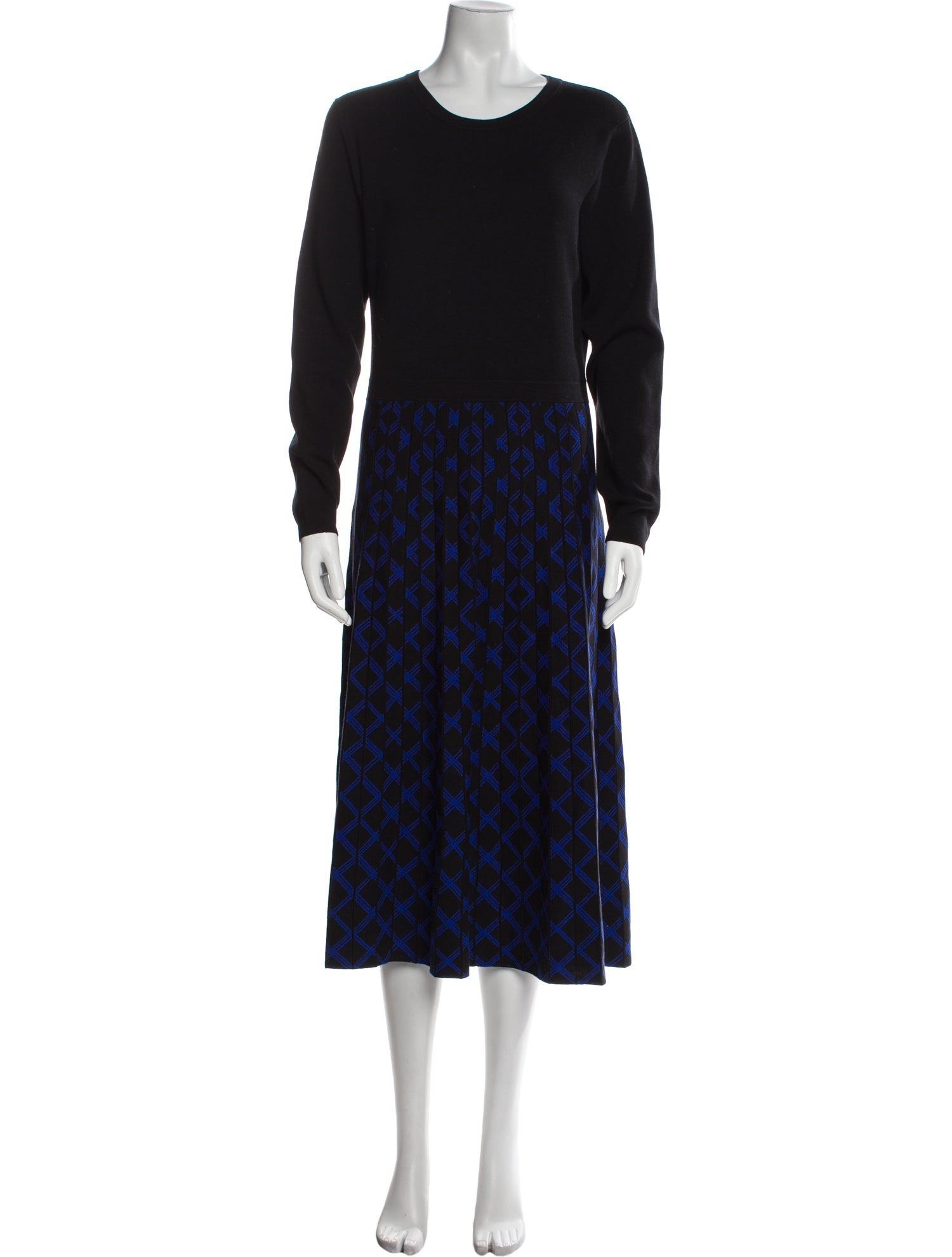 Hobbs London Crew Neck Midi Length Dress