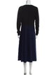 Hobbs London Crew Neck Midi Length Dress