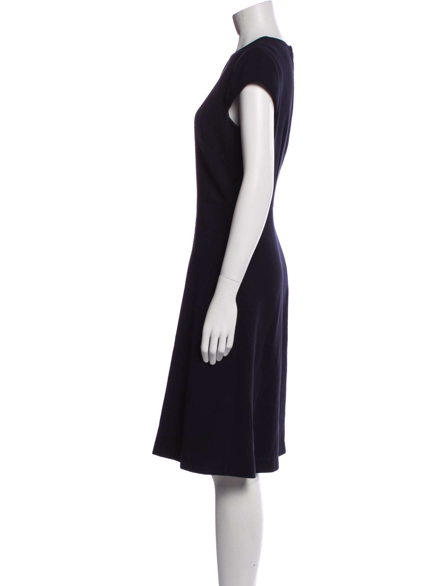 Hobbs London Crew Neck Midi Length Dress