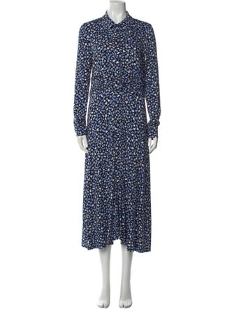Hobbs London Floral Print Long Dress
