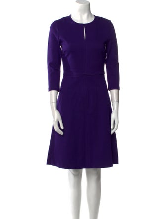Hobbs London Crew Neck Knee-Length Dress