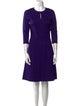 Hobbs London Crew Neck Knee-Length Dress