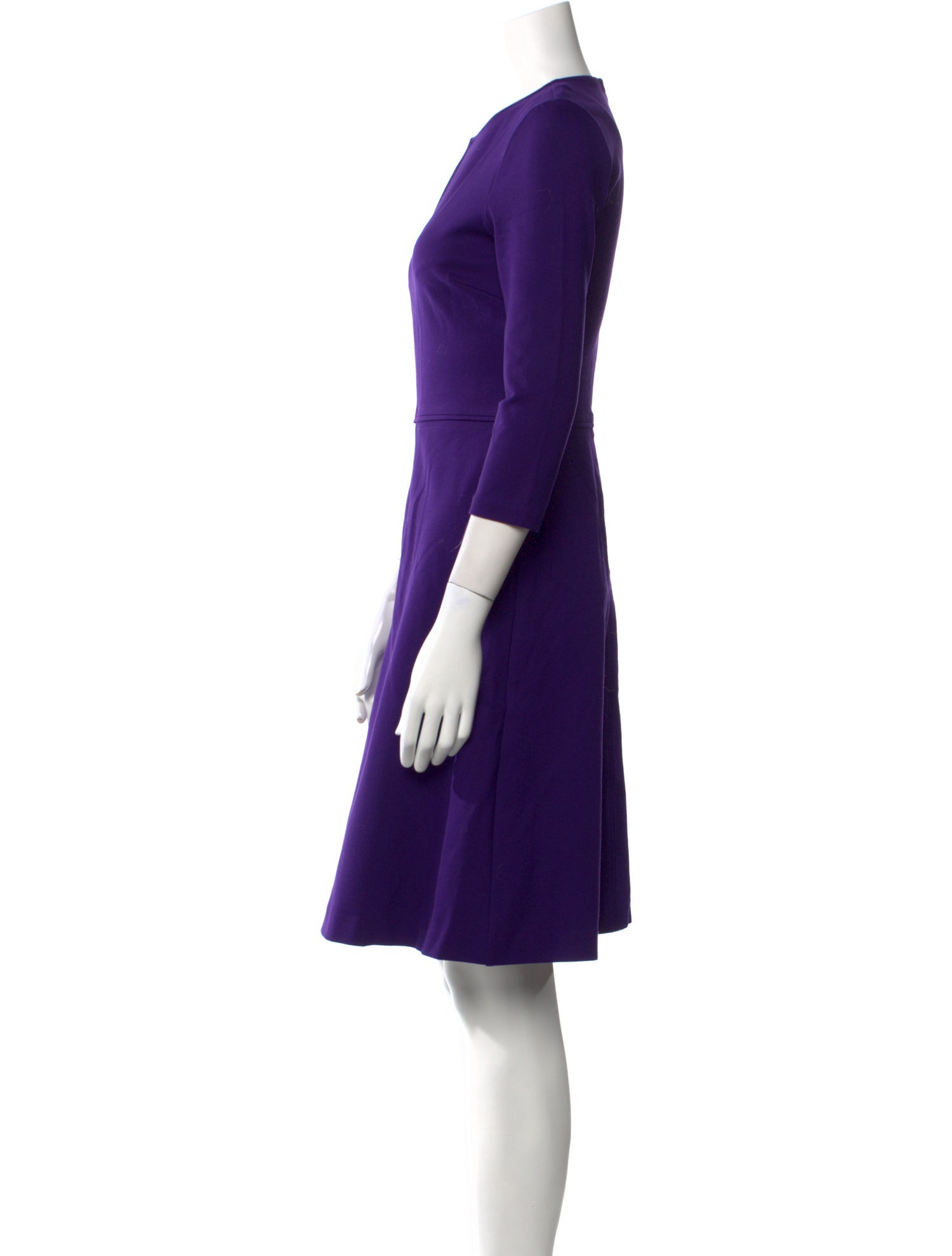 Hobbs London Crew Neck Knee-Length Dress