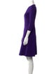 Hobbs London Crew Neck Knee-Length Dress