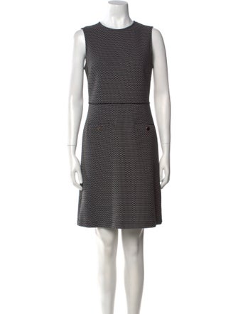 Hobbs London Houndstooth Print Mini Dress