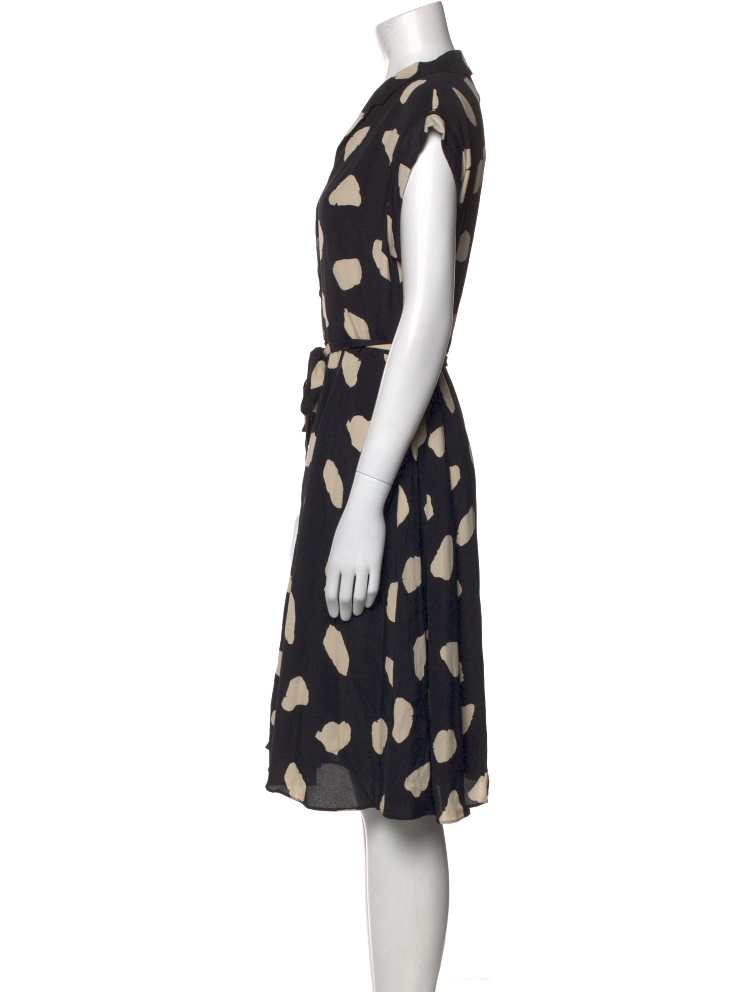 Hobbs London Printed Knee-Length Dress w/ Tags