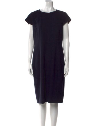 Hobbs London Bateau Neckline Midi Length Dress