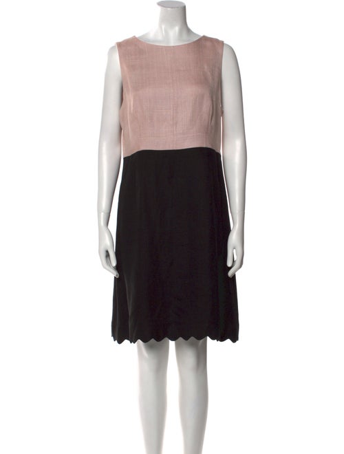 Hobbs London Colorblock Pattern Knee-Length Dress