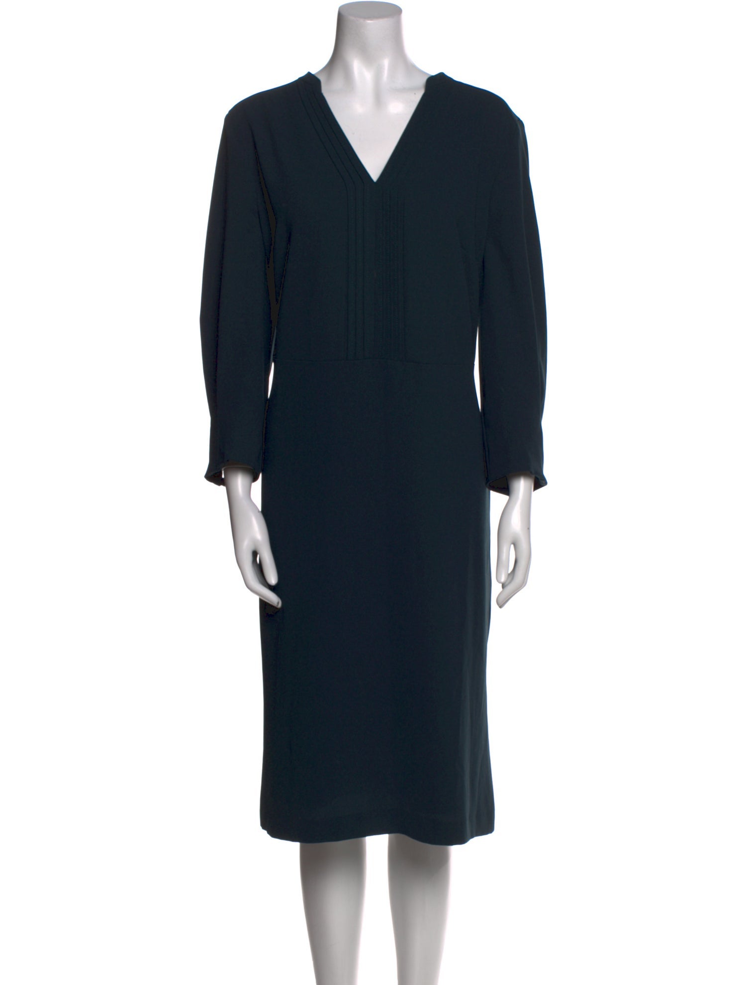 Hobbs London V-Neck Midi Length Dress