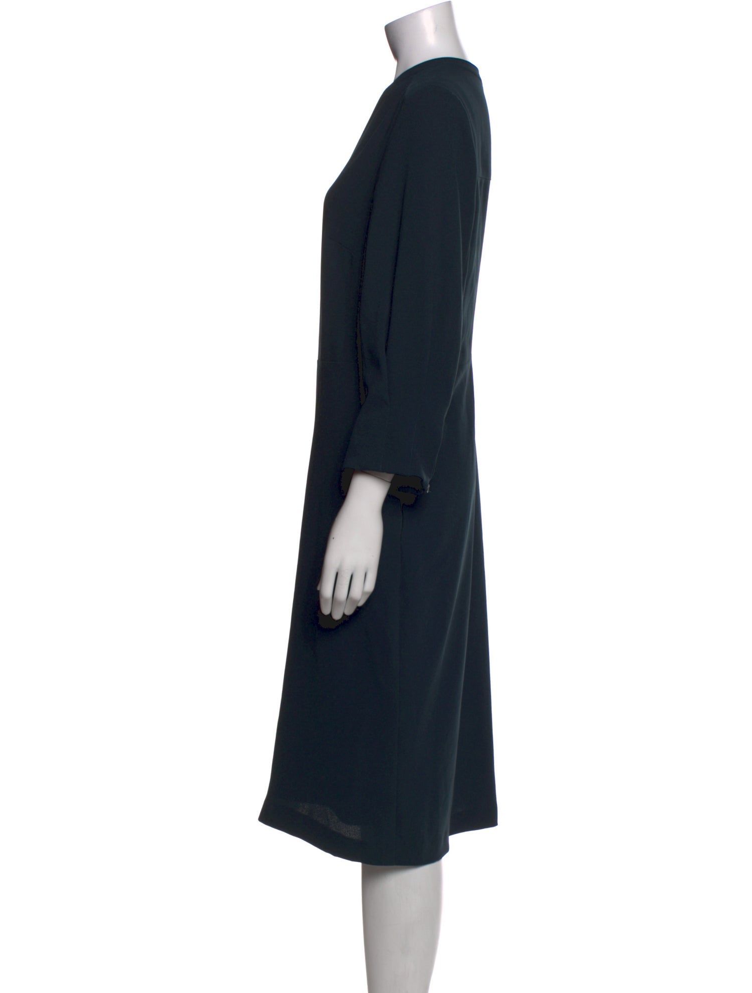 Hobbs London V-Neck Midi Length Dress