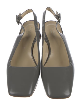 Hobbs London Leather Slingback Pumps