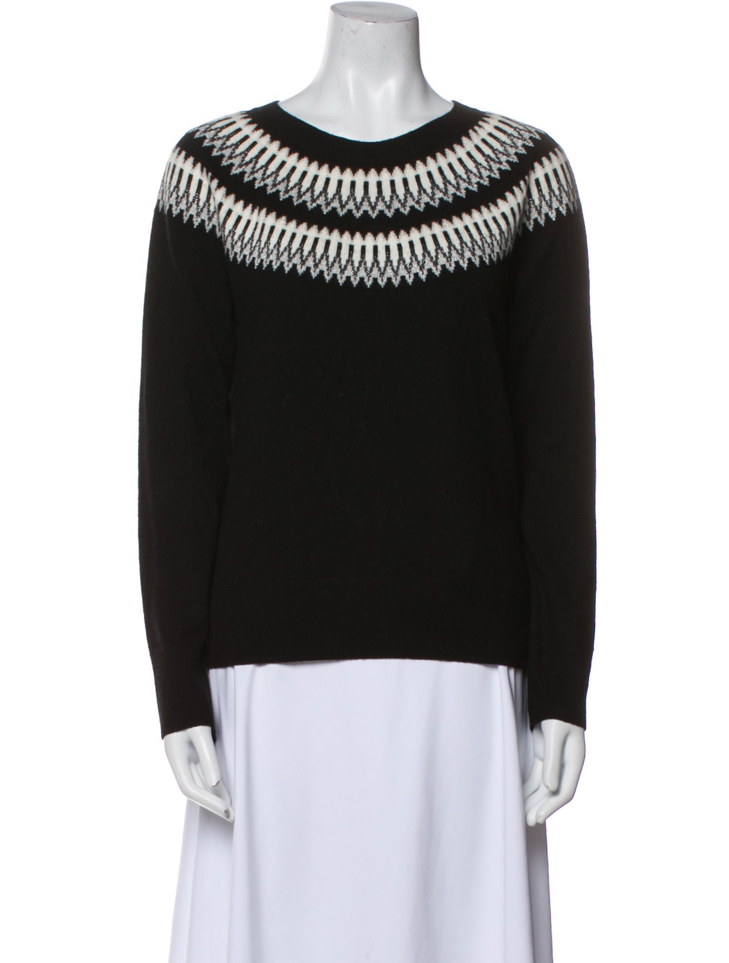 Hobbs London Printed Bateau Neckline Sweater