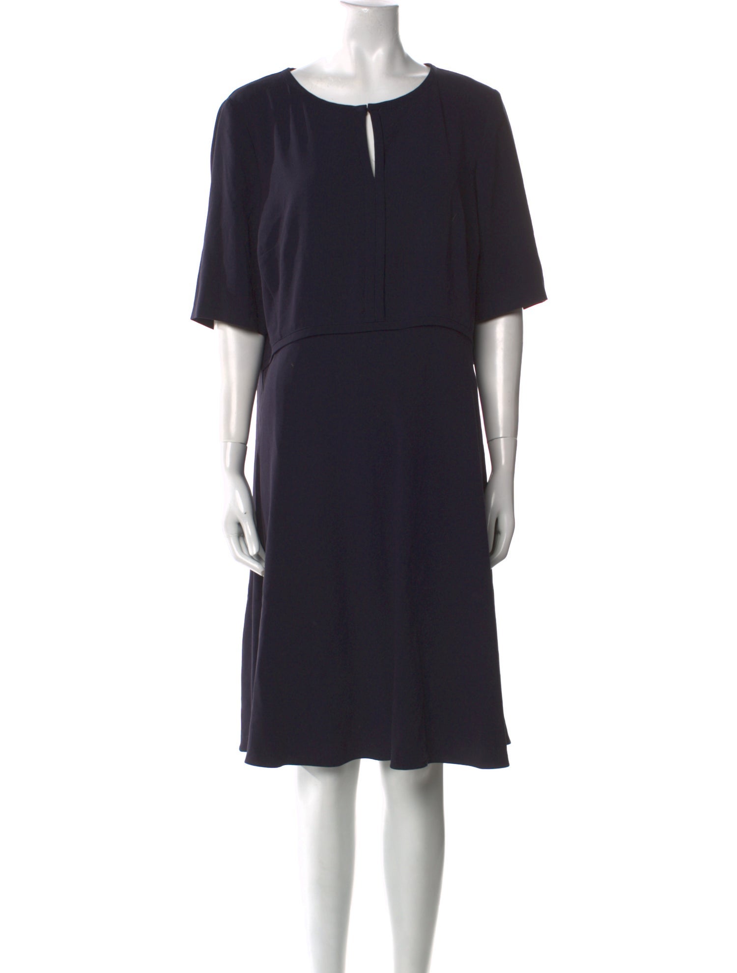 Hobbs London Scoop Neck Knee-Length Dress