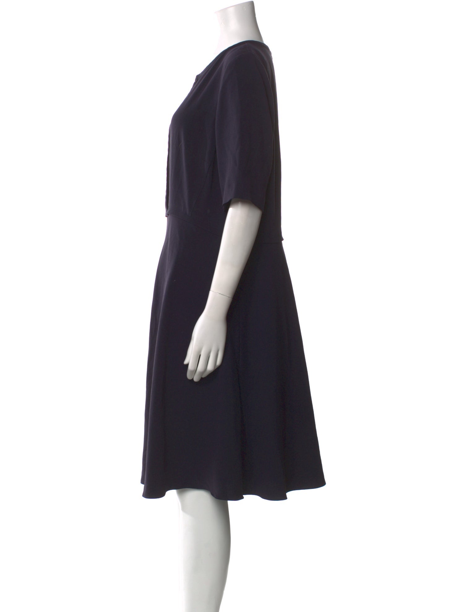 Hobbs London Scoop Neck Knee-Length Dress