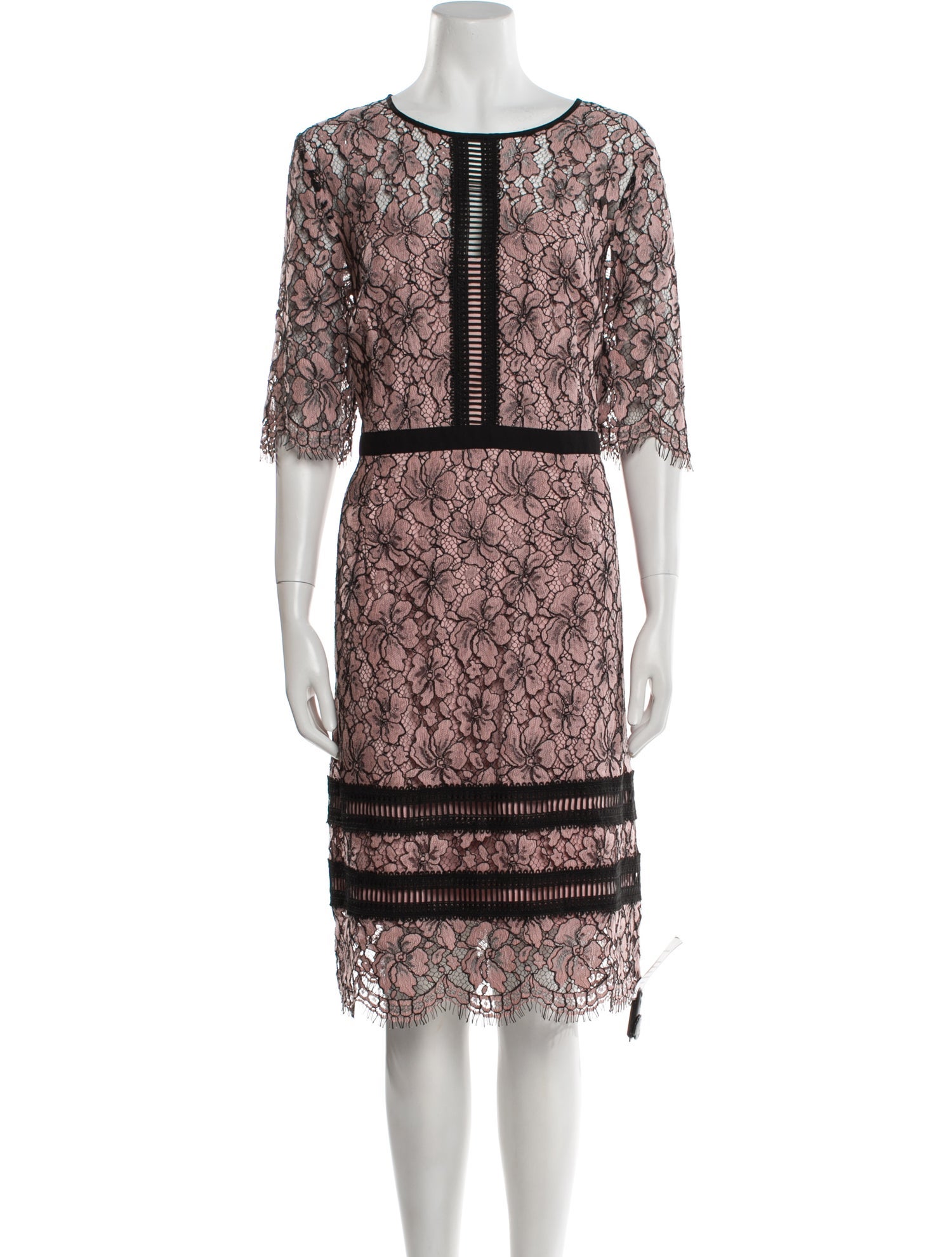 Hobbs London Lace Pattern Knee-Length Dress w/ Tags