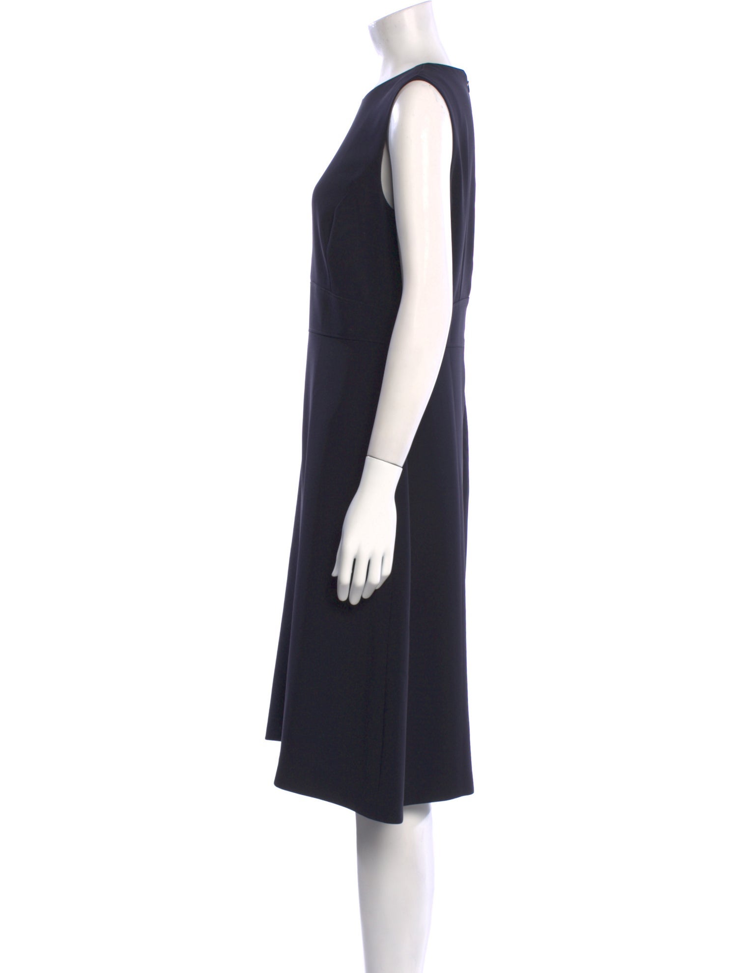 Hobbs London Crew Neck Knee-Length Dress